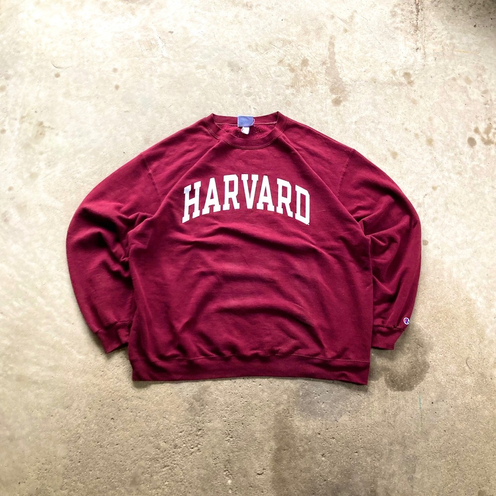 vintage harvard champion sweatshirt